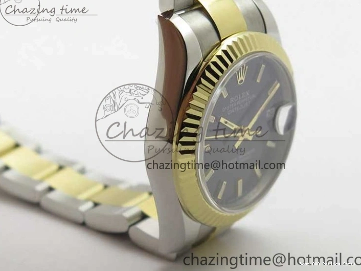 Best AAA Replica Sites Sticks YG BP Edition Black WaterResistant Bracelet Datejust on 278273 2718 SS Best Markers Dial Maker YG 31mm SS Oyster 0112